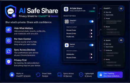 AI Safe Share Screenshots